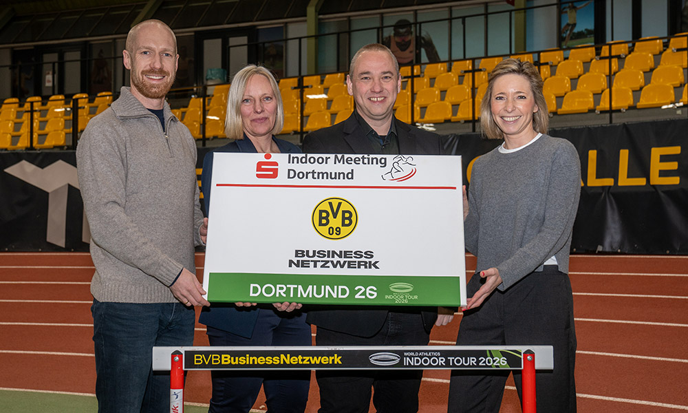 v.l.n.r.: Benedikt Scholz, Antje Krämer, Yoshi Müller und Svenja Schlenker