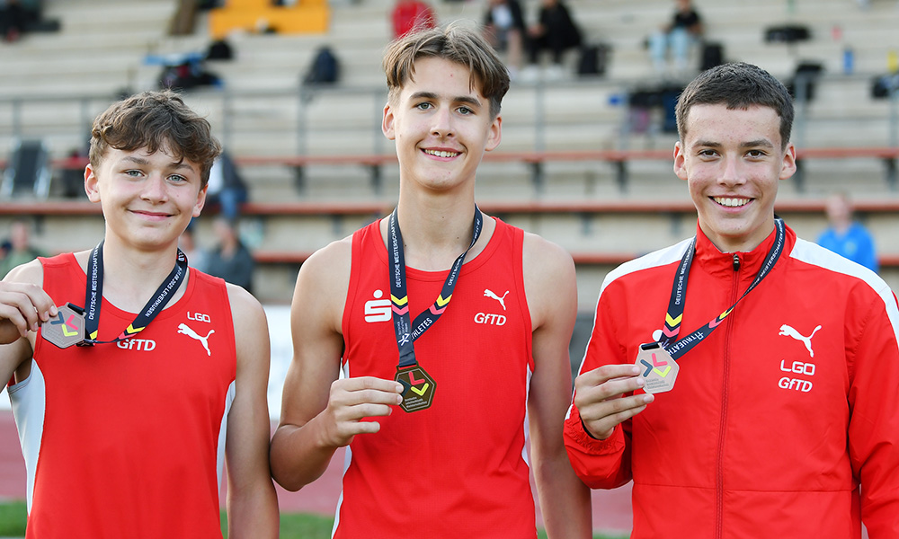 Julius Schepeler, Phil Marschner und Tim Behovits