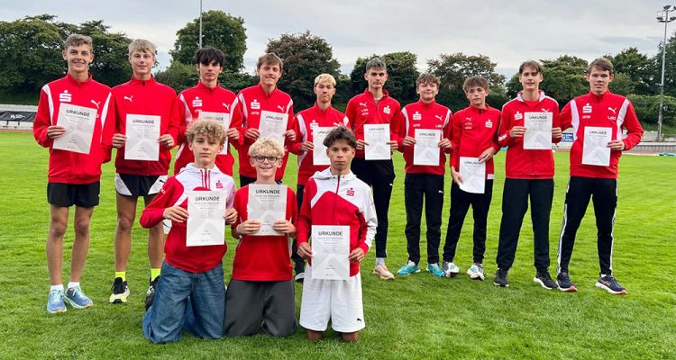 Platz 8 für U16-Mannschaft bei Team-DM
