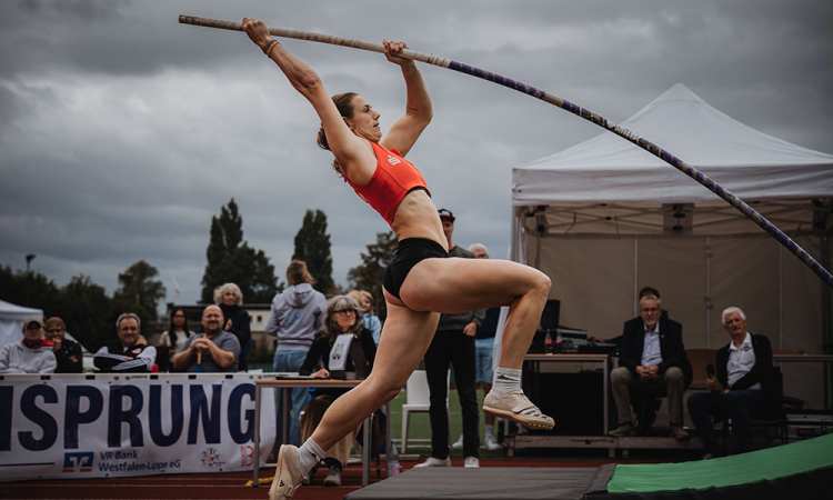 Lea Laux auf Rang sieben im internationalen Feld von Beckum