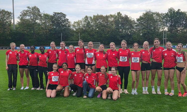 Weibliche U16 erreicht Platz sieben bei Team-DM